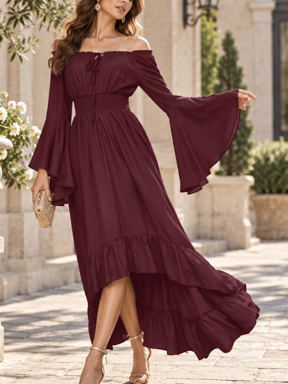 Off the Shoulder Classic Renaissance Dress